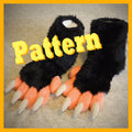 Pre-order Custom Opossum Fursuit Feet and Outdoor Sandals